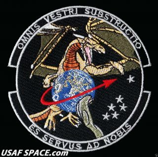 Sigint Space Dragon Area 51 Black Ops Usaf Non - Commercial Patch -