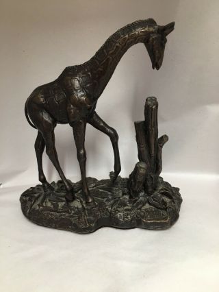 The Official African Wildlife Bronzes Giraffe From The Franklin
