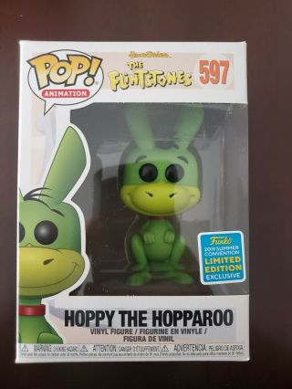 Funko Pop The Flintstones Hoppy The Hopparoo 2019 Sdcc Shared Exclusive In Hand