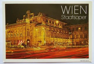 Postcard The Vienna State Opera,  Vienna,  Austria.  Unposted
