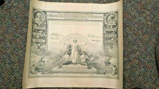 1915 Panama Pacific PPIE AWARD CERTIFICATE 19x24 San Francisco UNISSUED 2