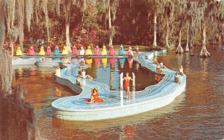 Q22 - 8801,  The Esther Williams Swimming Pool,  Cypress Gardens,  Fl. ,  Postcard.