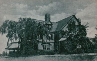 Sagamore Hill,  Home Of Roosevelt,  Oyster Bay,  Long Island,  Ny Vintage Postcard