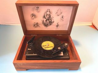 Antique Thorens Disc Music Box Model Ad30 Swiss