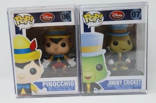 Funko Pop Disney Series 1 Pinocchio And Jiminy Cricket Pop Stacks