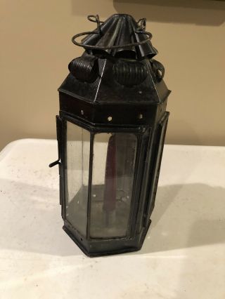 Antique Primitive Candle Lantern