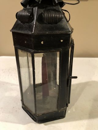 antique primitive candle lantern 3