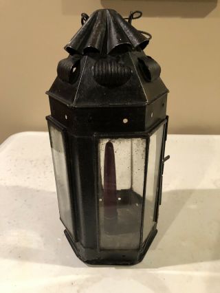 antique primitive candle lantern 4