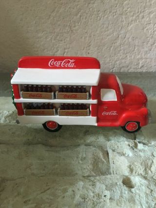 Vintage Dept 56 The Snow Village Coca - Cola Delivery Truck 5479 - 8 1994