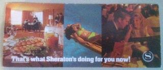 Vintage 1970s Sheraton Hotels And Inns,  Worldwide Postcard,  Washington D.  C. ,