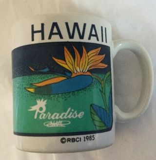 Vintage Hilo Hattie Hawaii Paradise Coffee Mug 1985