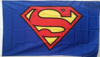 Large Superman Comic Flag Banner 3 
