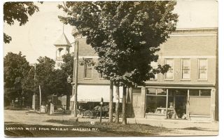 Rppc Ny Machias Businesses Looking West From Main Street Cattaraugus County