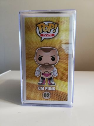 CM Punk Funko POP PINK TRUNKS Hot Topic Exclusive 02 Figure WWE Wrestling 5