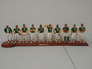 Danbury Mlb Oakland Athletics World Series Champion Team Baseball Figurine