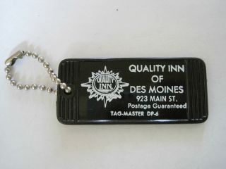 Key Chain Quality Inn Of Des Moins Iowa Salesman Sample