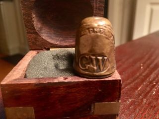 Long Live the President Button Thimble – George Washington – GW Inarguable 2