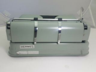 1960 ' s HERMES 3000 Typewriter Vintage 5