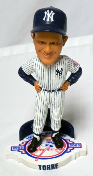 Joe Torre 2003 Forever Collectibles Legends Of The Diamond Bobblehead Bc36