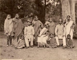 India Bombay - Mohamaddan Family By Taurines.  1880 - 90.  Mumbai.