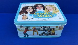 1978 CHARLIES ANGELS EMBOSSED LUNCHBOX w THERMOS w TAGS 5