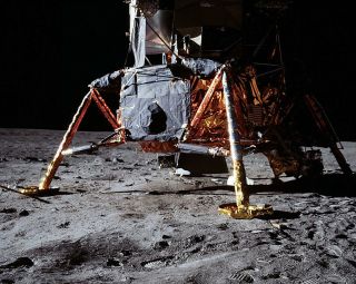 Apollo 11 Lunar Module On Moon Nasa 8x10 Silver Halide Photo Print