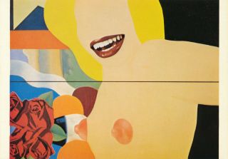 Tom Wesselmann Postcard - Great American Nude N.  53 - 1968 Printed In France
