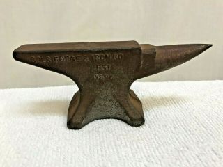 Cfi C0ls Forge And Iron Co Miniature Anvil - - Paperweight - - 1898