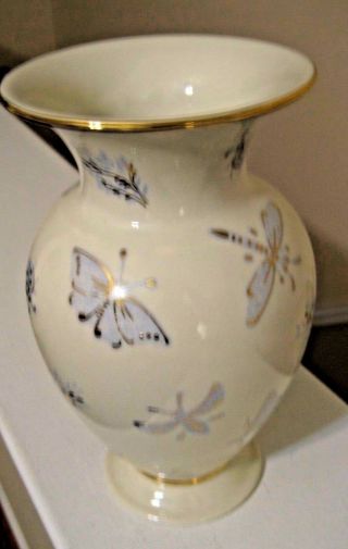 The Sunshine Meadow Vase By Lenox 9 Inches High - Ex Cond