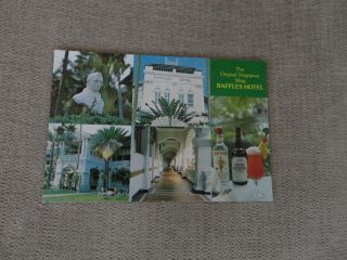 Raffles Hotel Post Card - - Unposted