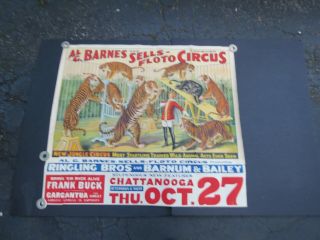 Ebab Sells - Floto Circus - Chattanooga - Frank Buck,  Gargantua Gorilla