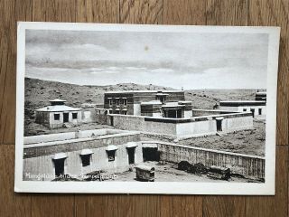 China Old Postcard Mission Mongolia View Temple Gobi