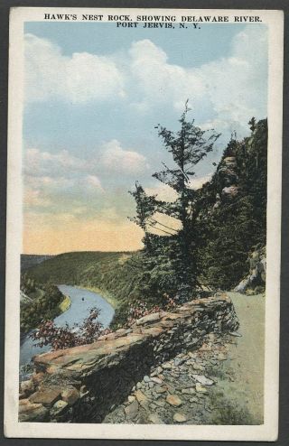 Port Jervis Ny: C.  1915 - 20s Postcard Hawk 