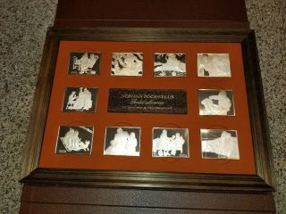1973 NORMAN ROCKWELL 1st EDITION FONDEST MEMORIES STERLING SILVER PROOF SET 4