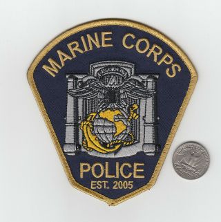 Obsolete California Marine Corps Recruit Depot Police Patch Usmc San Diego Co.