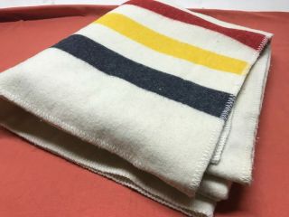 Vintage Wool Twin Blanket