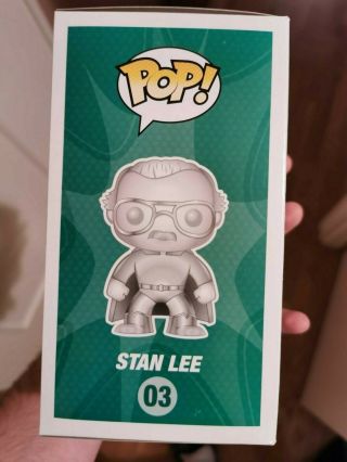 Funko Pop Stan Lee Silver Metallic Chrome Edition Signed Holy Grail 1/10 7