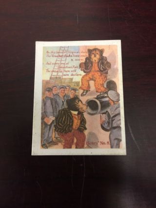 Teddy Bear Vintage Postcard Moreland 1907 Cracker Jack Bears 8 Jamestown Expo