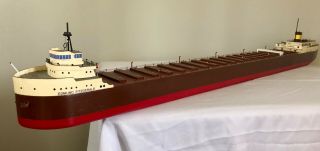 Ss Edmund Fitzgerald American Great Lakes Freighter 46 " Wooden Cargo Ship