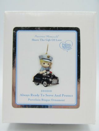 2009 Precious Moments Ornament " Ready To Serve And Protect " 101010 Mib (1)