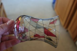 (3) Partylite Mosaic Calypso Replacement Peglite Stained Glass Shade 2