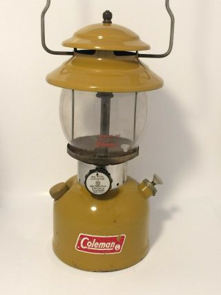 Coleman Gold Bond 200a lantern,  date 2.  73 6