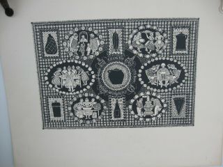 Folly Cove Designers Print On Paper " Baked Bean Supper " Dorothy Norton 1954
