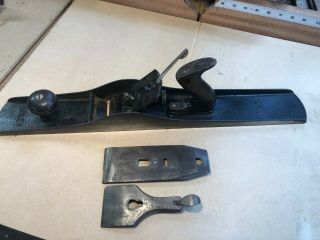 Rare Antique Stanley Tool Bailey No.  7 Corrugated Wood Plane Patented 1902 22 "