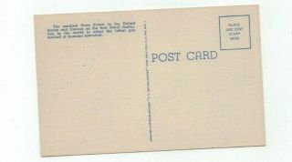 NV Carson City Nevada antique linen post card Nevada State Prison 2