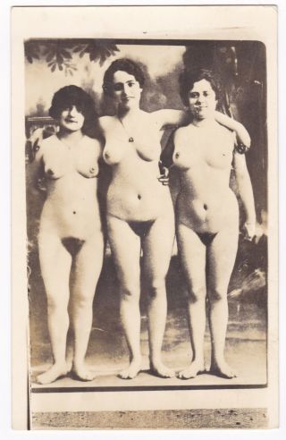 Postcard Rppc Nude Women Risque 44
