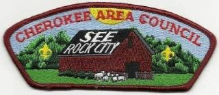 Bsa Cherokee Area Council Tn S - 7 Csp See Rock City Barn