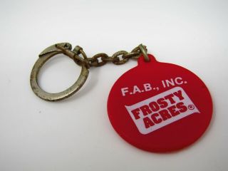 Vintage Keychain: F.  A.  B.  Inc.  Frosty Acres