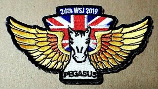 Rare 24th 2019 World Scout Jamboree United Kingdom Uk Pegasus Badge Patch