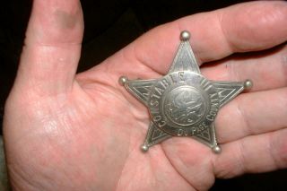 Obsolete 1930’s State Of Illinois Constable Dupage County Badge